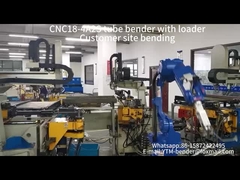 Çin boru bükme makinesi CNC18 servo bükme, motorlardaki yüksek basınçlı borular için yükleyici ile